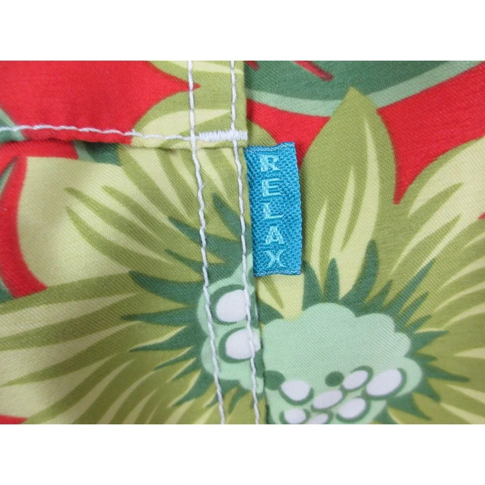 Tommy‎ Bahama Swim Trunks Mens Small Orange Floral Board Shorts Bathing Suit